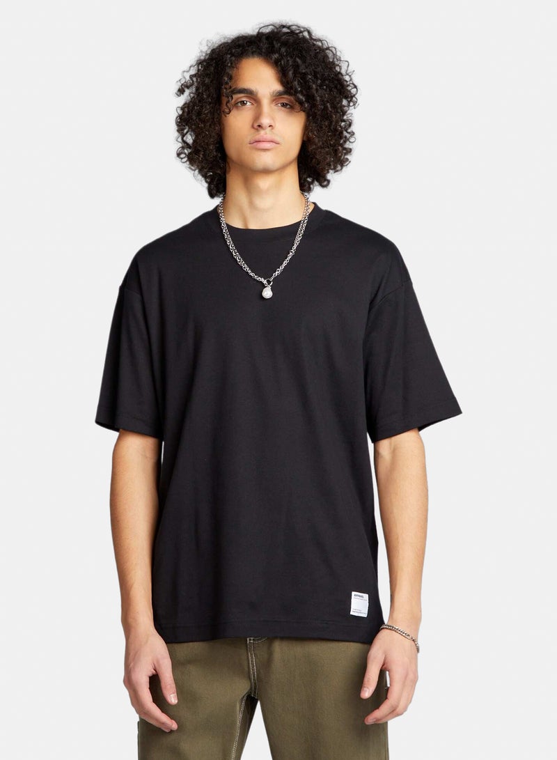 Kiabi Round Neck Plain Cotton T-Shirt - Image 1